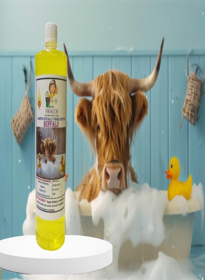 swacch شامبو سواتش مُصمم خصيصًا للجاموس (1 لتر) برائحة الليمون - Image 2